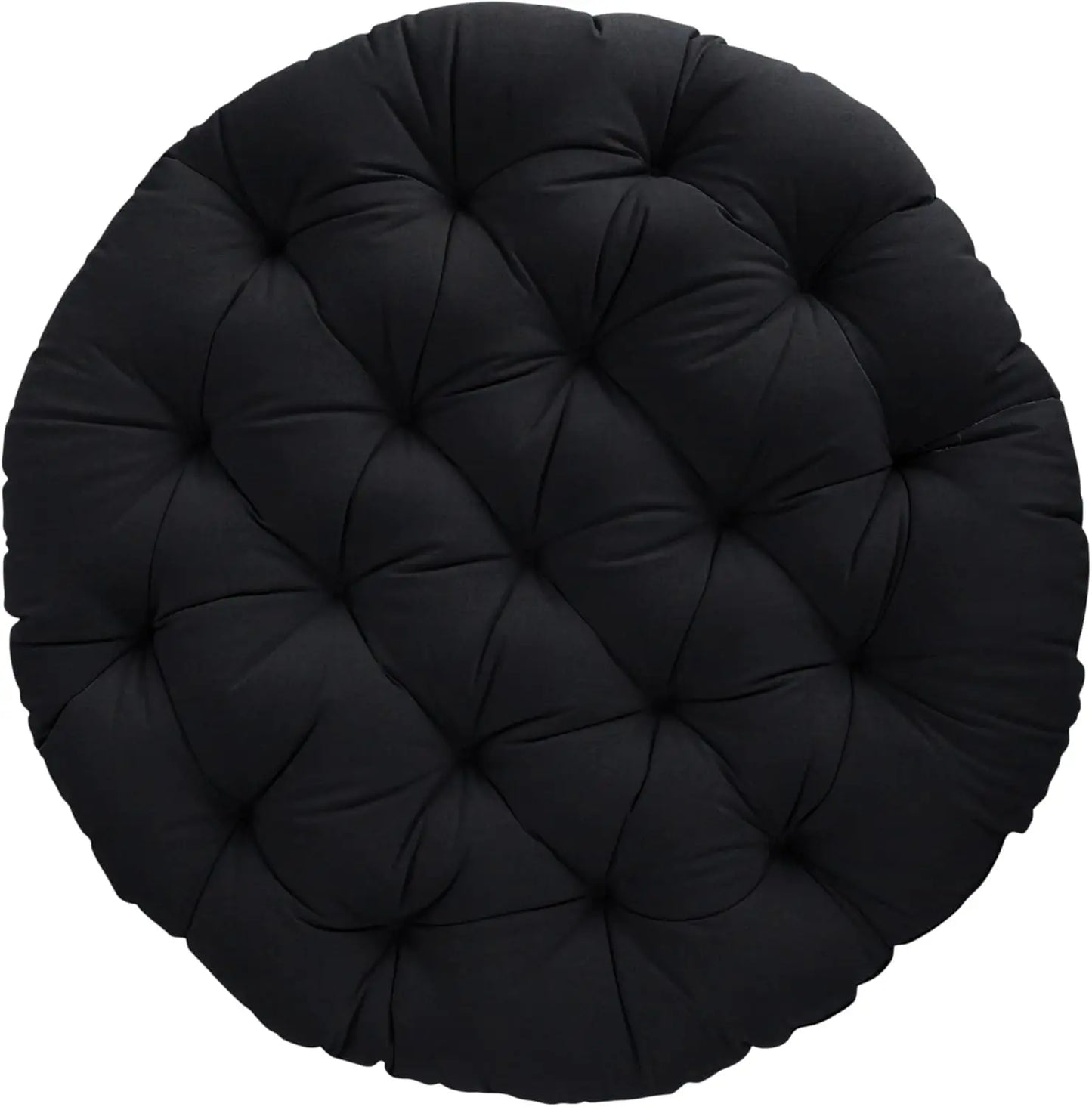 Tufted Papasan Cushion Round Floor Pillow For Indoor Furniture