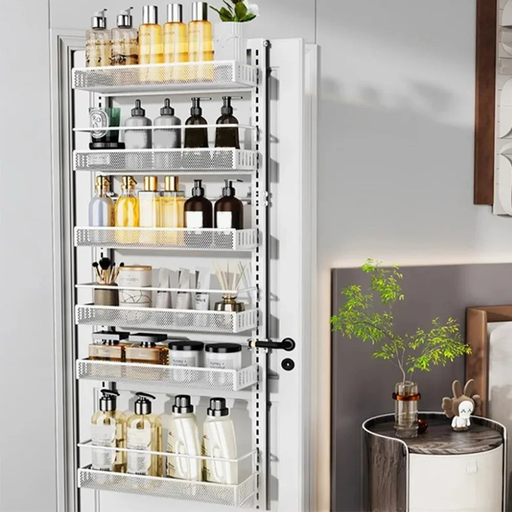 HiMISS 6-Tier Over-the-Door Pantry Organizer With Adjustable Baskets