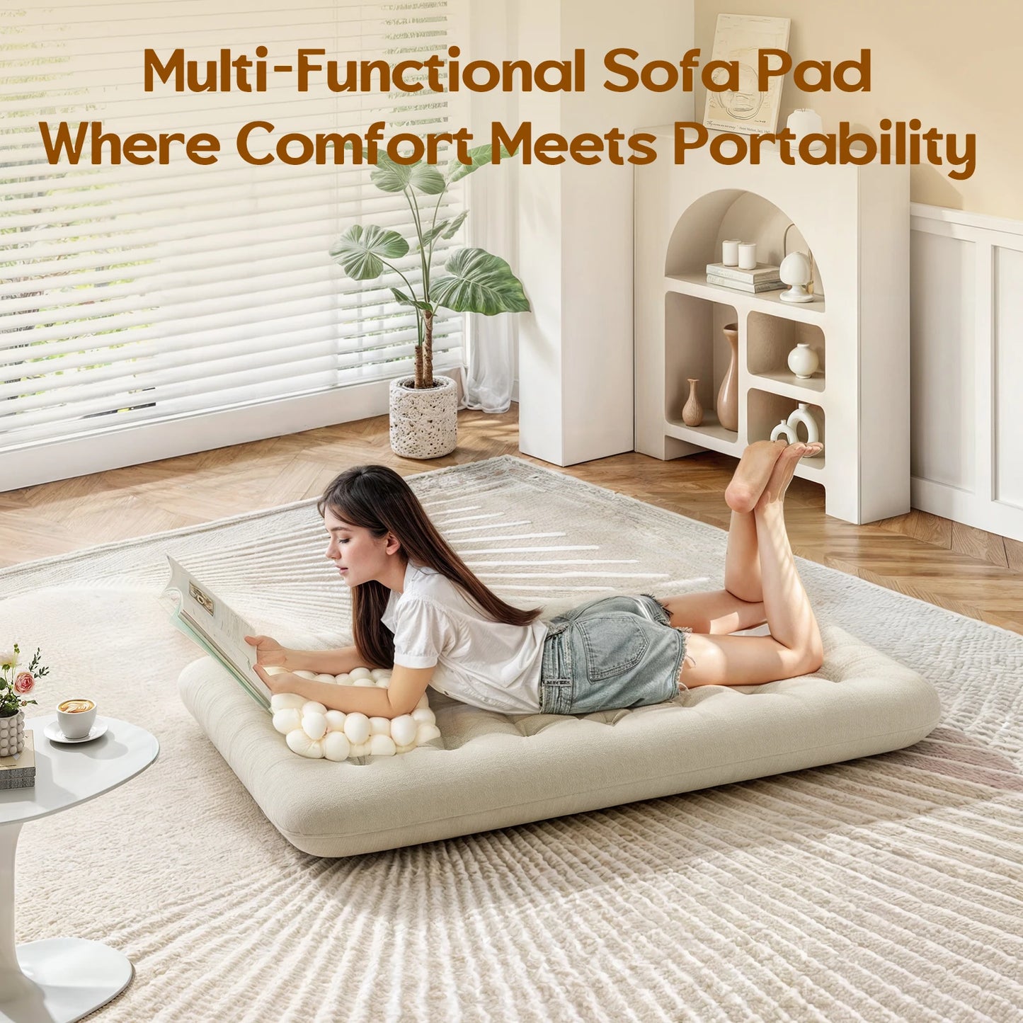 FARINI Plush Lounge Chair Cloud Soft Cushion Ergonomic Seating