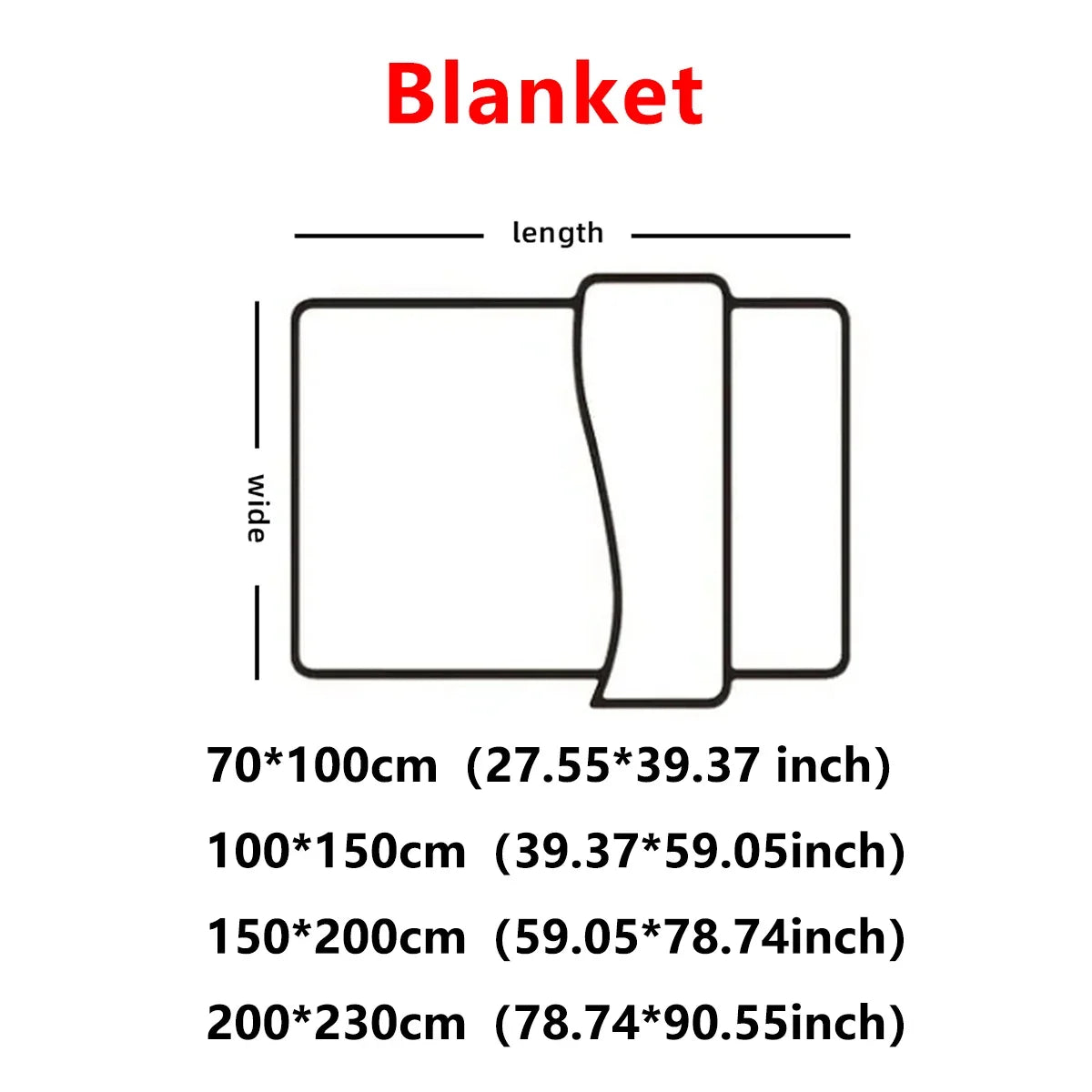 Thick Solid Color Wide Striped Multifunction Blanket for Bed