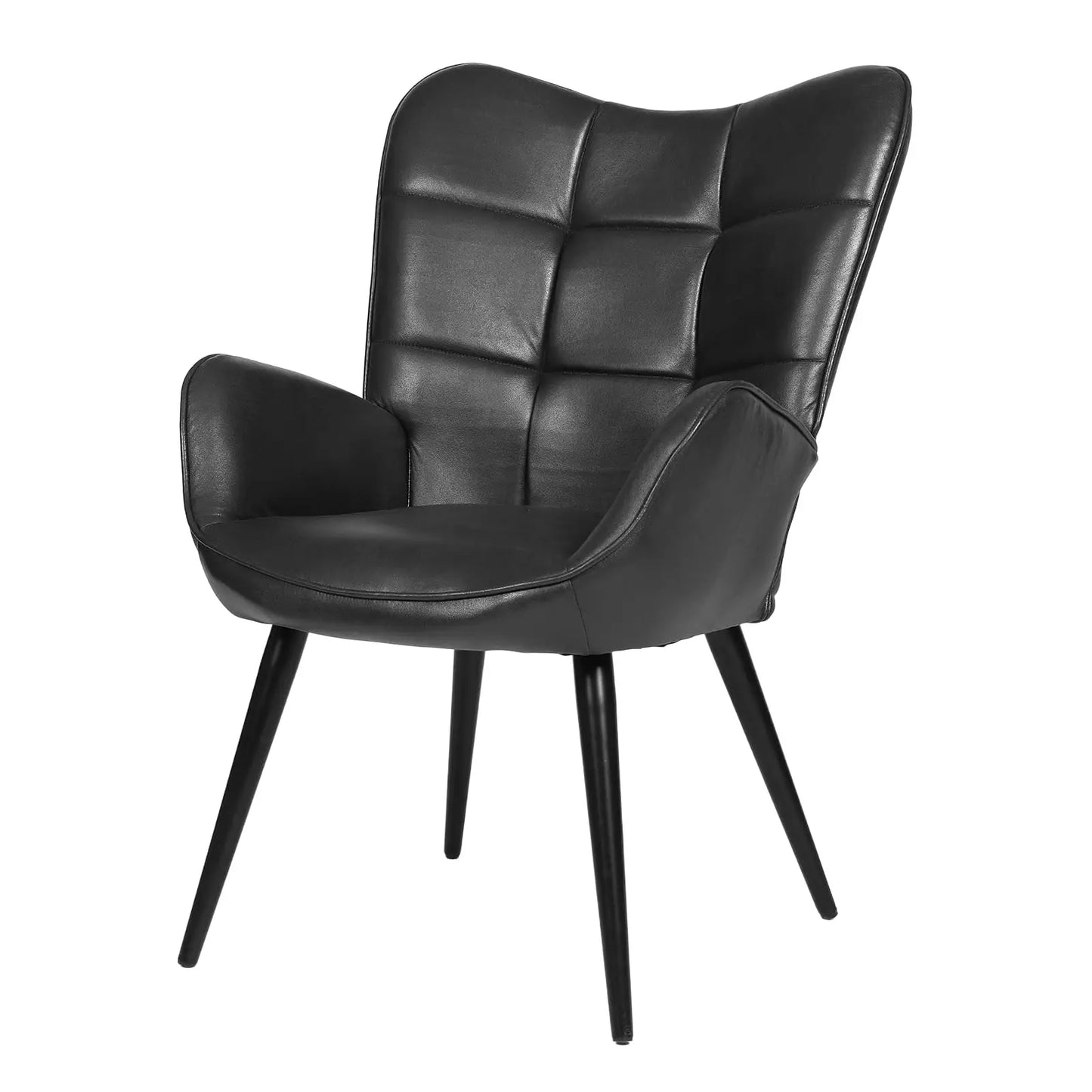 Studyset Mid Century Upholstered Dining Chairs With Metal Legs
