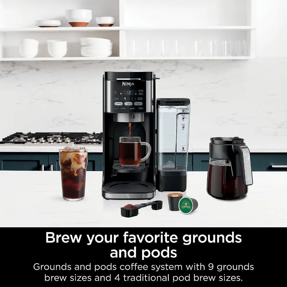 Ninja DualBrew Pro Drip Coffee Maker KCups Pods Deluxe